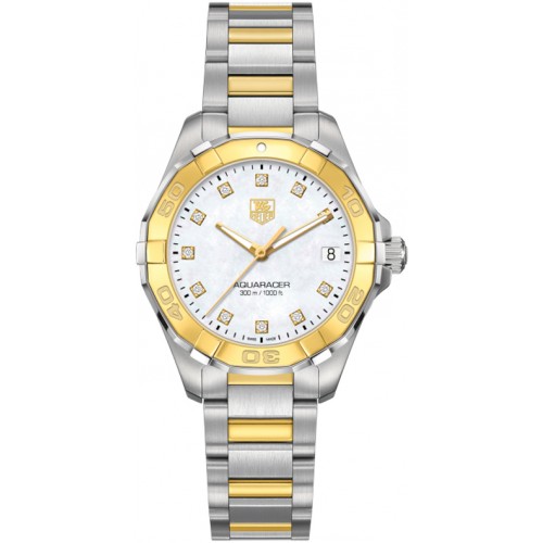 Tag Heuer Aquaracer White Pearl Ladies Watch WAY1351-BD0917